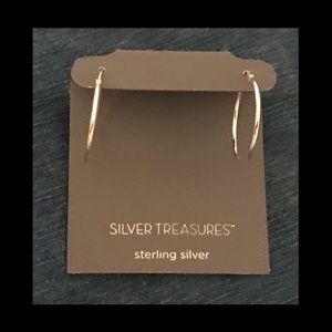 NWT Sterling Silver Hoops